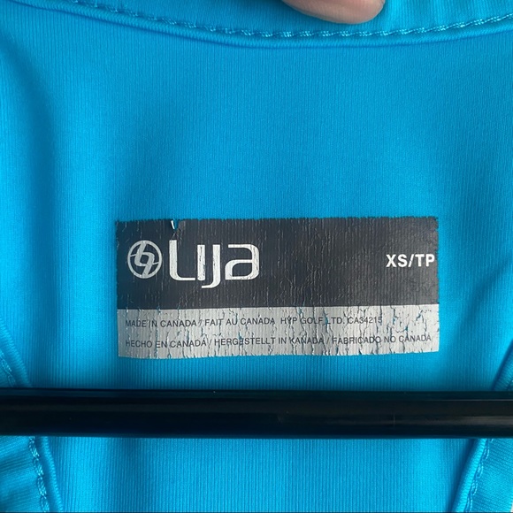 Lija Blue & Black Golf Tennis Workout Tank Top Size Extra Small  XS - Picture 8 of 8